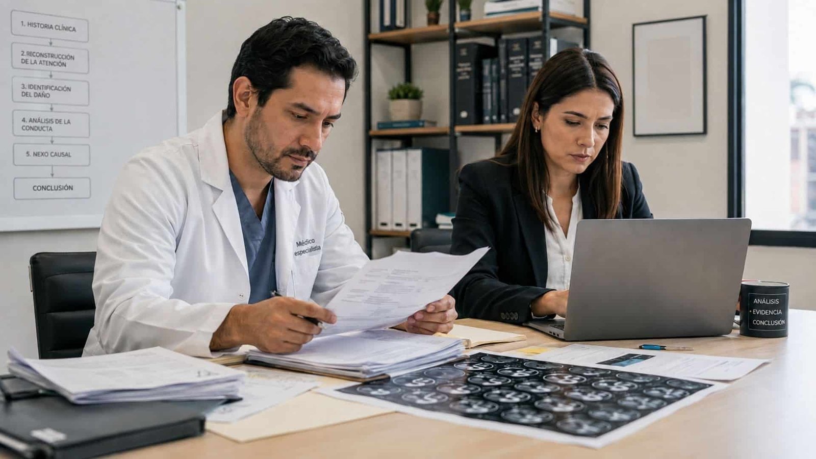 Análisis de posible negligencia médica en Colombia mediante revisión de historia clínica y evidencia médica